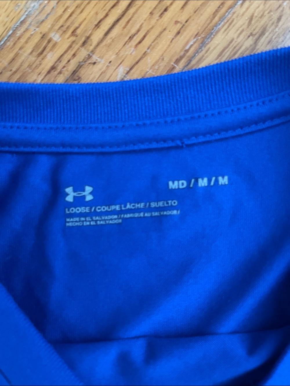 Under Armour Men's Long Sleeve Performance Tee - Royal Blue - Picture 2 of 3